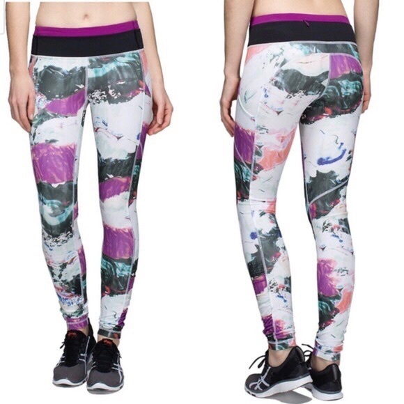 lululemon athletica Pants - Lululemon Speed Tight III watercolor leggings